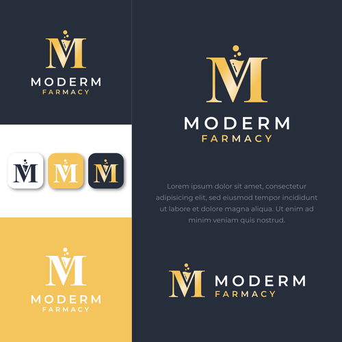 Modern skin care logo that combines science/medicine with nature Design by Fano Design