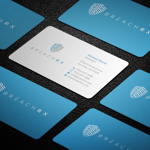 Professional B2B Card for Cyber Security Software Company Design von Galaxiya