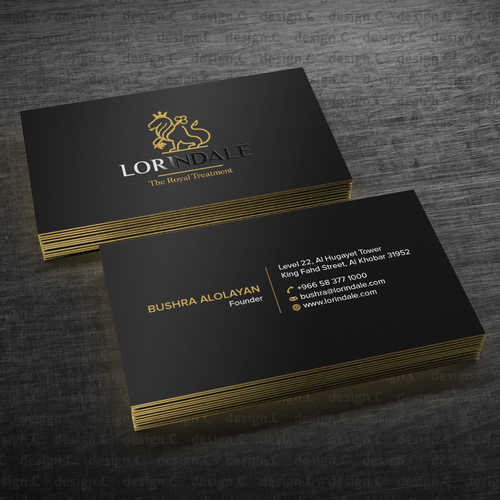 Concierge Business Card Template