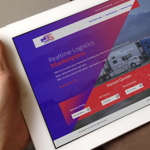 Home Page Website Design Design by Sebastian ✅