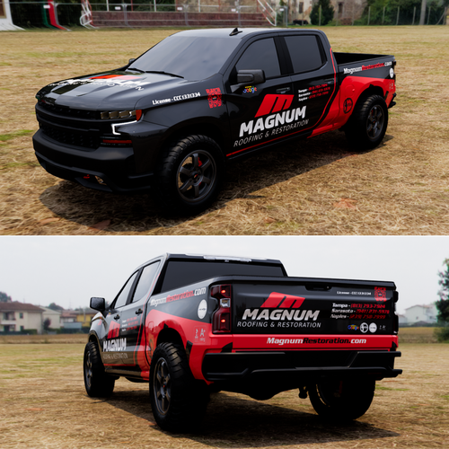 Full Truck Wrap Design Design by TANSA ART