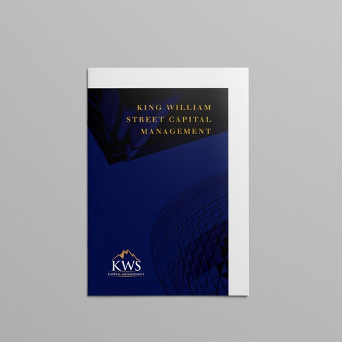 Design a high end marketing brochure for a start up fund Design by OffGrid