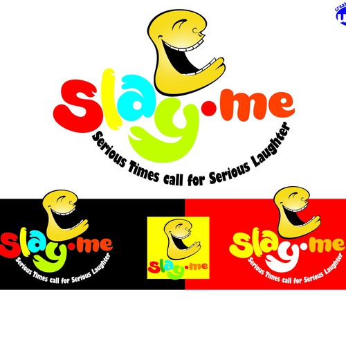 Slay.me Logo for Web and Social Media Design by uzie