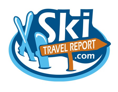 Ski logo with the title 'Ski Travel Report'