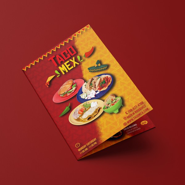 Tacomex Menu Design