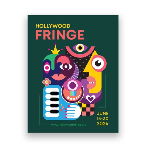 Guide Cover For LA's Largest Performing Arts Festival Design by Mulyana D-Zign