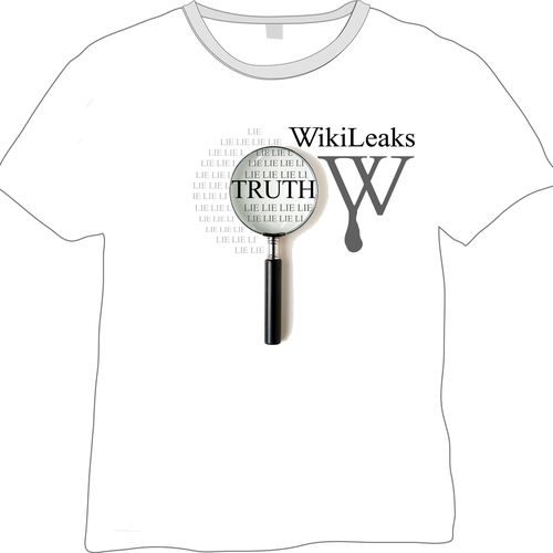 New t-shirt design(s) wanted for WikiLeaks Réalisé par farahbee