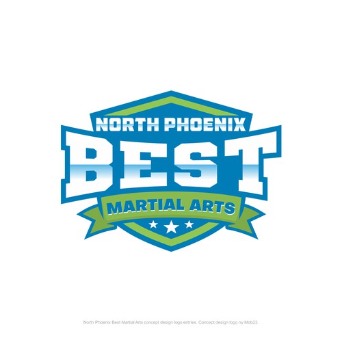 North Phoenix Best Martial Arts school logo Design by mob23