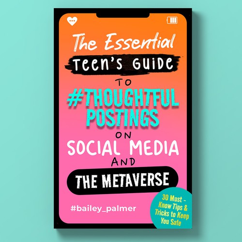 Design an awesome and eye catching book cover that appeals to teens/parents for a guide book Design by DINJA