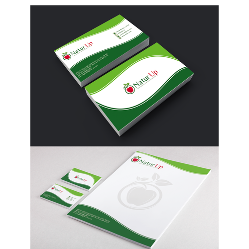 Natur Up - Nova loja de produtos naturais Design by kangdoeldesain