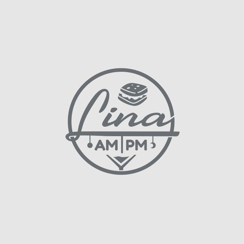 Logo for a coffee shop in AM and cocktail bar in PM Design by NuriCreative