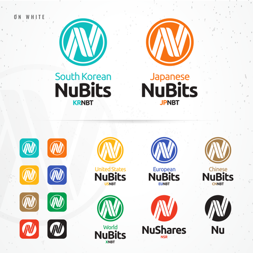 Vectorize logo and pick colors of new NuBits for South Korea and Japan Design by tedge17™