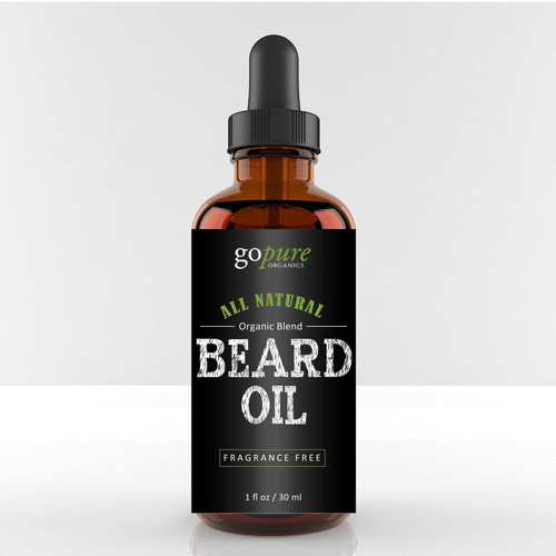 Create a High End Label for an All Natural Beard Oil! Réalisé par Abacusgrp