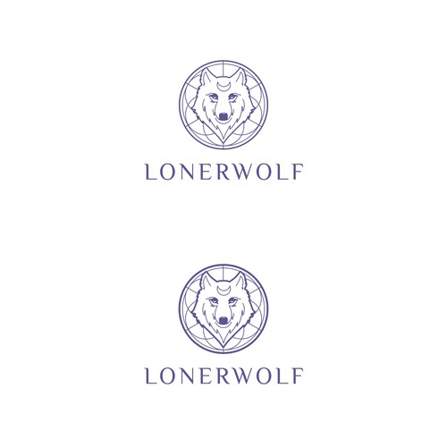 Wolf Sun/Moon Logo For Spiritual Website Design by MagesticD