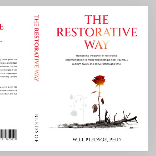 Design a book cover for a book about restorative communication Design by Shreya007⭐