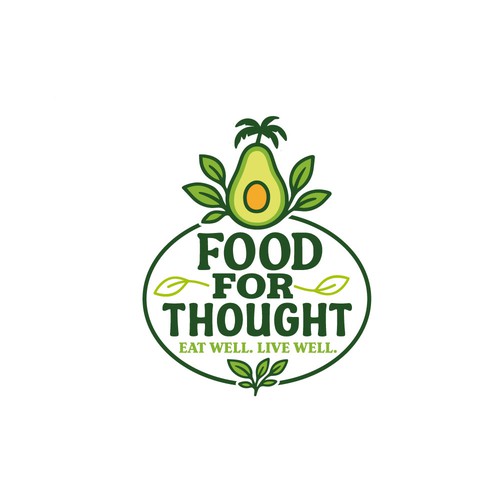 Fresh, Playful Island-Inspired Logo for Food For Thought – Organic Café & Market in the Florida Keys Design by marianaa