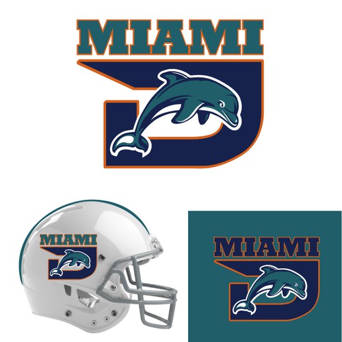 99designs community contest: Help the Miami Dolphins NFL team re-design its logo! Design réalisé par MaddRooster