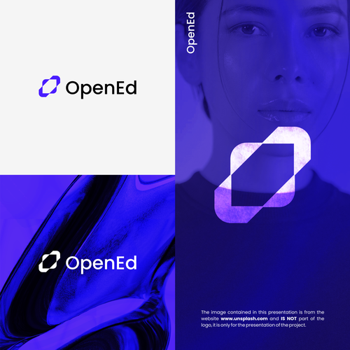 Design a timeless logo for the future of education. The world has changed. The future is open. Design by artsigma