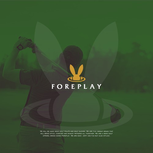 Design a logo for a mens golf apparel brand that is dirty, edgy and fun Diseño de ElVano.id✔
