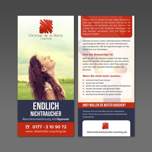 Proposta di design per un contest della categoria Cartolina, volantino o stampa realizzata da Coloseum27