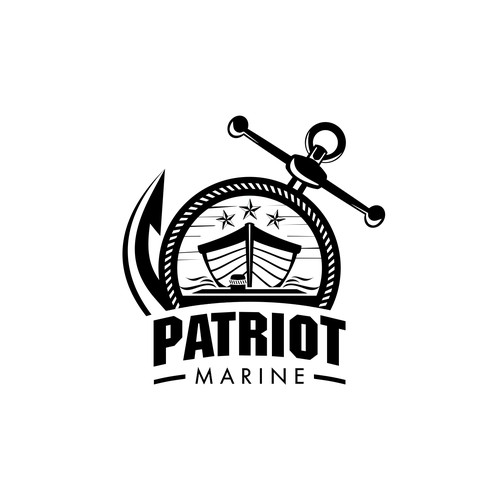 New marine repair company needs a modern classic logo. Design by reza b