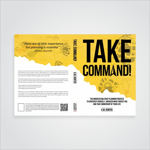 Design my book cover to Take Command! Design by citra designs