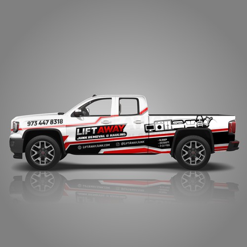 Cool Truck Wrap for Junk Removal Business Design by Bogi_Graphics