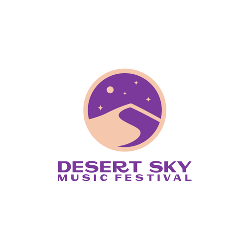 Desert Sky Music Festival Design by Znaki