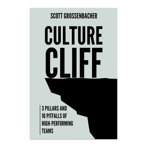 Bold, simple book cover for leaders! Design by Retina99