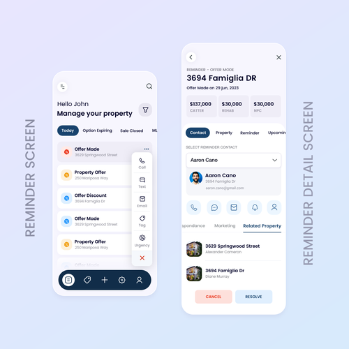 Help us modernize and simplify our reminders interface! Design by A N S Y S O F T