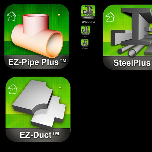 Brand Identity Software Icons for AutoCAD App Store 
