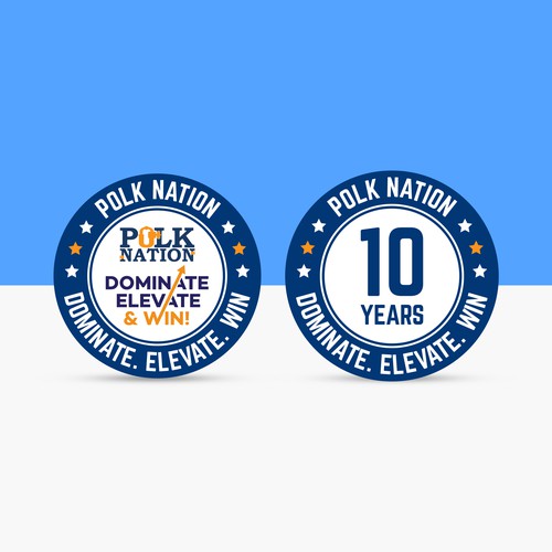 Employee Service Tenure Milestones Commemorative Coin Design by Ahsanaq