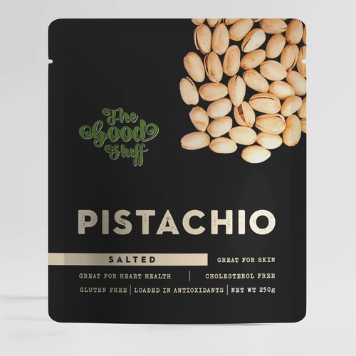 Design a standout packaging for a Nuts & Seeds Standee Pouch Design by Lady Goga