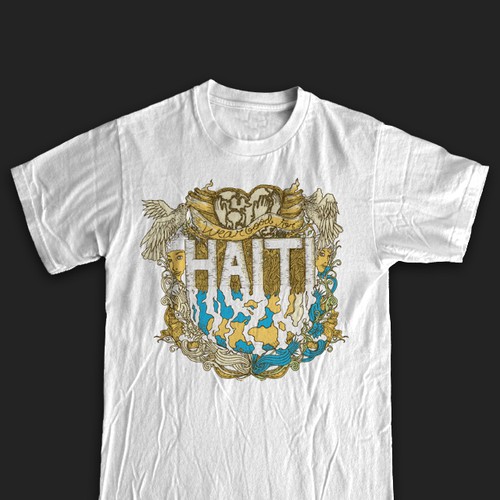 Wear Good for Haiti Tshirt Contest: 4x $300 & Yudu Screenprinter Design by Atank