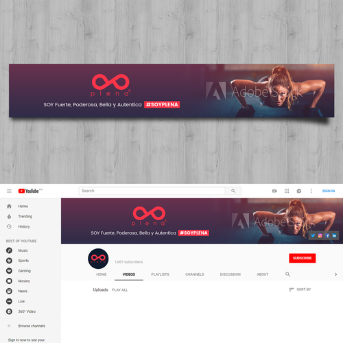 Youtube Cover Page