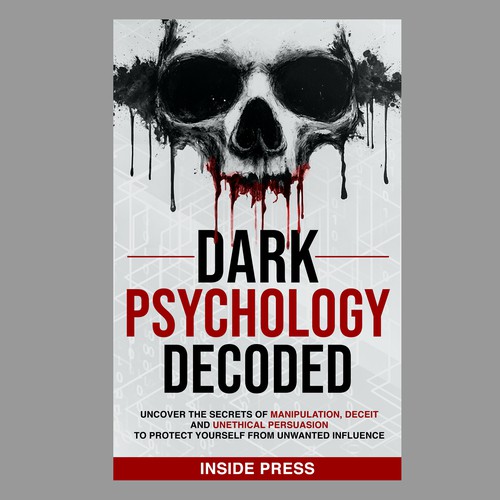 Intriguing Cover for Book on the "Mysteries of Dark Psychology" Design by Alexa Jones