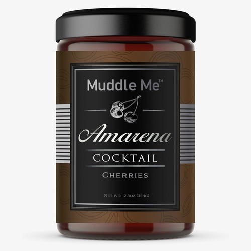 Label For Classy Cocktail Cherry Design by ADD778