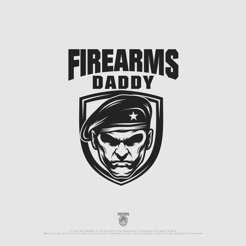 Epic logo design for a firearm informational resource Design by Orn DESIGN