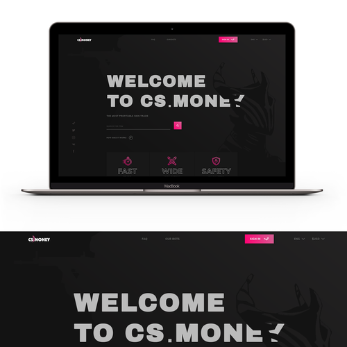 Proposition sur un concours de Design de page web, réalisée par Morningstar_