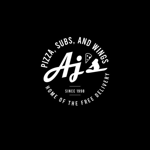 Designs Aj's pizza, subs, and wings Logo design contest