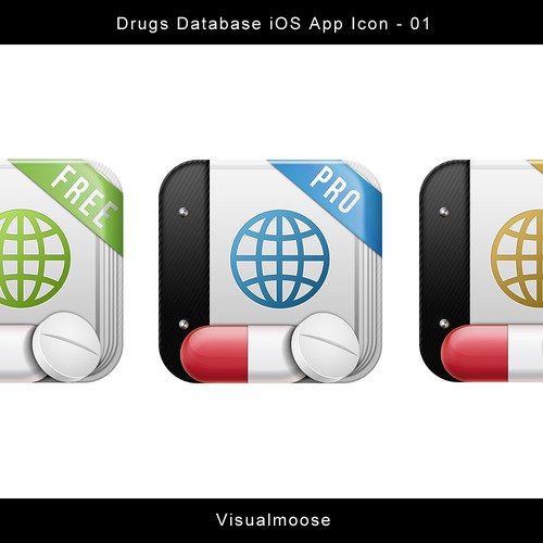 New icon for my 3 iPhone medical apps Ontwerp door visualmoose