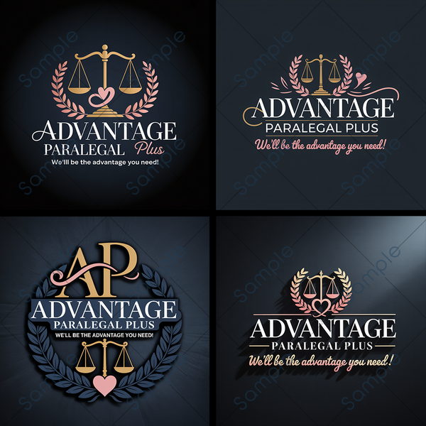 Advantage Paralegal Plus, LLC. Logo Design
