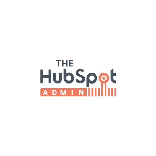 Bold logo that unites and champions the HubSpot Admin Design by QuickCrea™