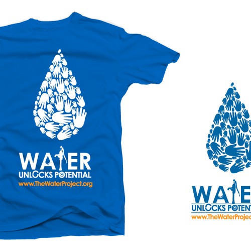 T-shirt design for The Water Project Réalisé par JonSerenity