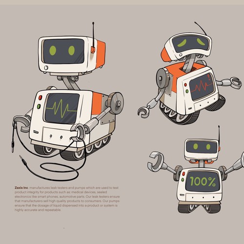 Design a simple character with a complex meaning. Design by AlineArt