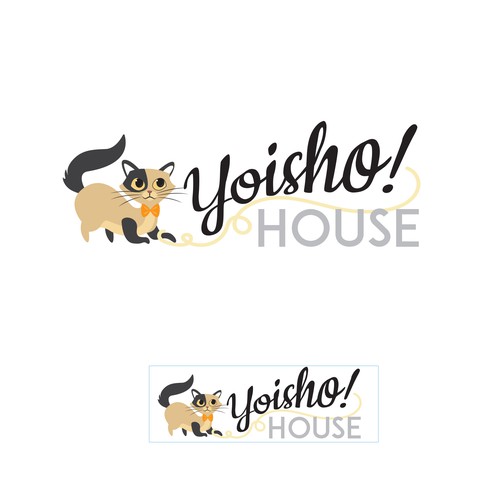 Cute, classy but playful cat logo for online toy & gift shop Design by Moonlit Fox