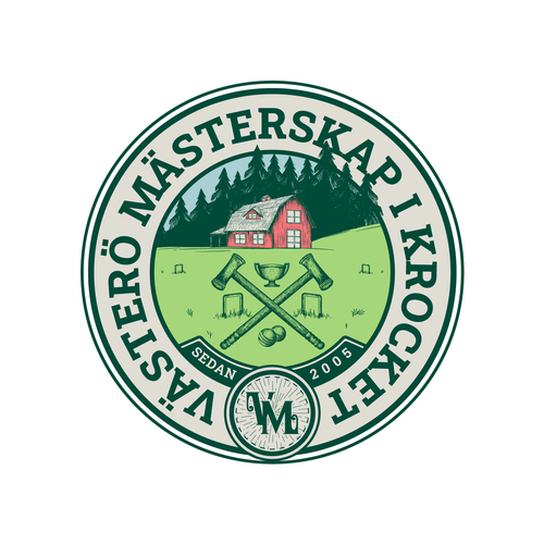 Legendary croquet tournament in Sweden. First logo ever. Looking for unique croquet vibe, creativity, and retro look! Design by ⭐DoubleStrokeStudio⭐