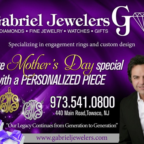 Help Gabriel Jewelers with a new sinage Design por sercor80
