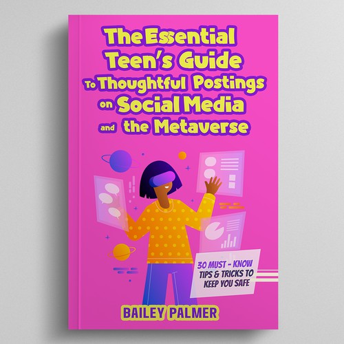 Design an awesome and eye catching book cover that appeals to teens/parents for a guide book Design by Dynaaa