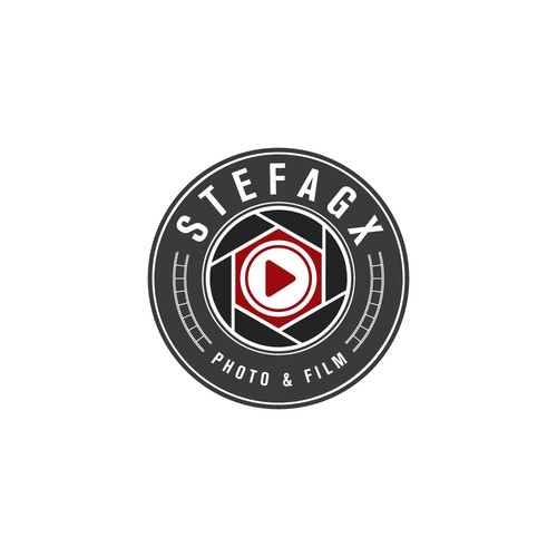 Photographer and filmmaker logo in modern style. Company is restructured and gets a new name Design by Arsart Design